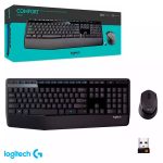 COMBO DE TECLADO Y MOUSE LOGITECH MK345 INALAMBRICO  / 2.4GHZ / DISTANICA HASTA 10M / NEGRO / COMFORT
