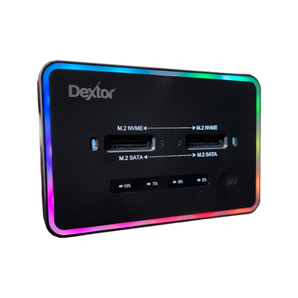 DOCKING STATION DEXTOR CLONADOR DE SSD M.2 PCIE NVME / SATA / DUAL / MODELO: BS-DB280NC - Image 2