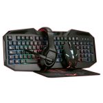 COMBO GAMER INS IMC-403 / TECLADO / MOUSE / AUDIFONOS / MOUSEPAD / RETROILUMINADO