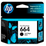 CARTUCHO HP INK 664 NEGRO / ADV2135 / 120 PAGINAS / F6V29AL