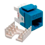 JACK DE RED CAT 6 UTP SLIM AZUL PRONET