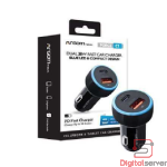 CARGADOR VEHICULAR ARGOM TECH FORCE C1 38W / USB-18W / TIPO-C DE 20W / CARGA RAPIDA