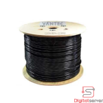 CABLE DE RED CAT6 EXTERIOR VANTEC 305MTS / 80% COBRE / DOBLE CAPUCHA PROTECTORA