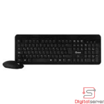 COMBO TECLADO Y MOUSE RECARGABLE QUASAD QC-4583 WIRELESS / NEGRO / 2.4GHZ