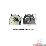 FAN / COOLER / VENTILADOR / PARA LAPTOP DELL / INSPIRON 15 7500 / SERIE 7000 / 4 PINES /