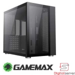 CASE GAMEMAX INFINITY NEGRO - VIDRIO TEMPLADO FRONTAL Y LATERAL