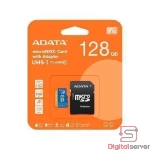 MICROSDXC ADATA 128GB / UHS-I V10 A1 / 100MB/S / FHD / CLASE 10 / ADAPTADOR SD / RESISTENTE AL AGUA Y GOLPES
