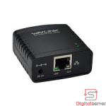 PRINT SERVER WAVLINK WL-NU78M41 USB 2.0 CON PUERTO LPR Y HUB USB / RED LAN ETHERNET PARA COMPARTIR IMPRESORA