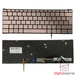 TECLADO PARA ASUS ZENBOOK 3 UX390, UX390UA, UX390UAK / ORO / ESPAÑOL / RETROILUMINADO