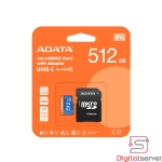 MICROSDXC ADATA 512GB / UHS-I V10 A1 / 100MB/S / FHD / CLASE 10 / ADAPTADOR SD / RESISTENTE AL AGUA Y GOLPES