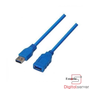 CABLE EXTENSION USB 3.0 MACHO A HEMBRA / 5 METROS