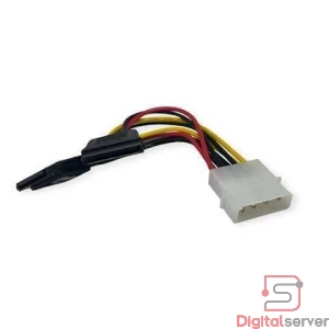 CABLE DE PODER MOLEX 4 PINES A SATA / HDD SSD / 15 CMS