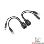 CABLE SEPARADOR DE ALIMENTACION INYECTOR ADAPTADOR POE DE ALIMENTACIÓN PASIVA A TRAVÉS DE ETHERNET / 5V 12V 24V 48V