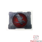 MOUSEPAD GAMER ANTIDESILIZANTE GRIS / ROJO 32X24 CMS