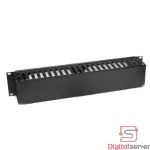 ORGANIZADOR HORIZONTAL 19" CON CANALETA 40X60 I-1142  BEAUCOUP