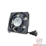 VENTILADOR PARA RACK Y GABINETE QFDJ /120MM / 90V-220V / 50/60HZ / 0.2A / NEGRO