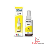 TINTA PARA IMPRESORA EPSON / 664 / YELLOW / AMARILLA / 70ML / BOTELLA ORIGINAL / COMPATIBLE ECOTANK