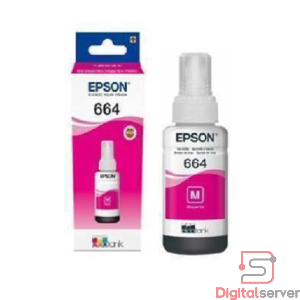 TINTA PARA IMPRESORA EPSON / 664 / ROJO / MAGENTA / 70ML / BOTELLA ORIGINAL / COMPATIBLE ECOTANK