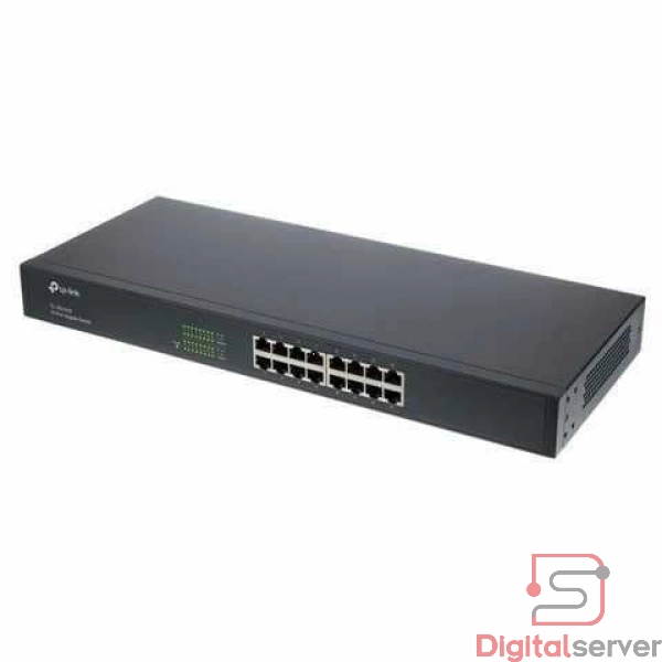 SWITCH TP-LINK  TL-SG1016D / RACKEABLE / 16 PUERTOS RJ45 /  10-100-1000MBPS / GI