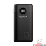 POWERBANK ADATA P10000QCD NEGRO / 10000 MAH / NEGRO / 2 USB / 1 TIPO-C
