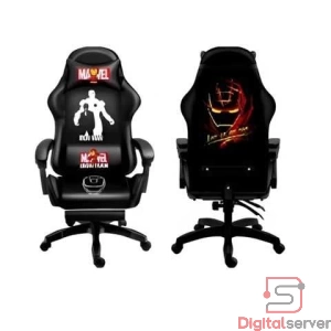 SILLA GAMER CON ALTAVOCES / NEGRA / IRONMAN MARVEL
