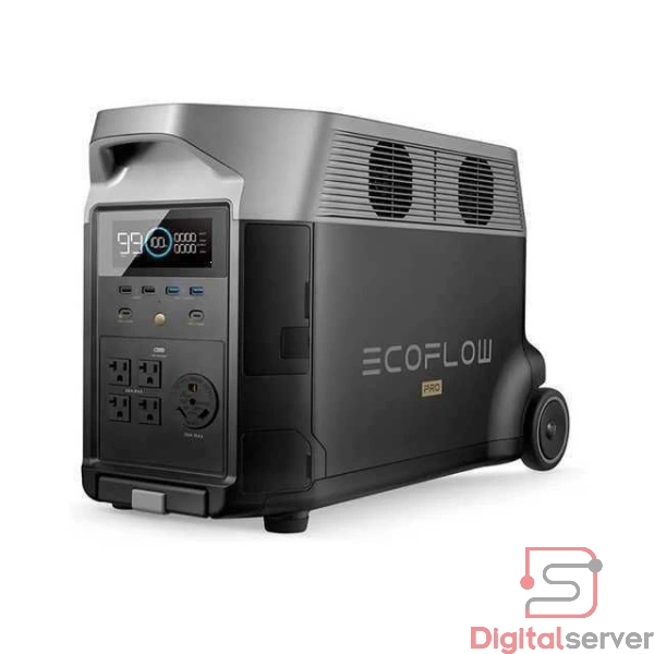 ESTACION DE ENERGIA PORTATIL ECOFLOW DELTA PRO 3600WH CERTIFICADO / LFP / NEGRO