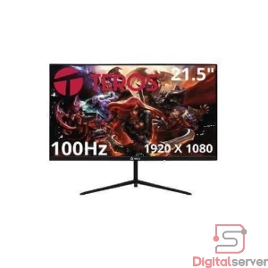 MONITOR TEROS TE-2126S / 21.5” / FHD 1920X1080 / 100HZ / 5MS / PANEL AHVA / PLANO / HDMI + VGA + AUDIO IN