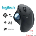 MOUSE ERGONÓMICO LOGITECH ERGO M575 / TRACKBALL INALÁMBRICO / BLUETOOTH Y USB / COLOR NEGRO