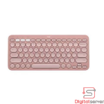TECLADO BLUETOOTH MULTIDISPOSITIVO / LOGITECH K380S / ROSADO / PEBBLE KEYS 2 / SILENCIOSO