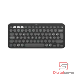 TECLADO BLUETOOTH MULTIDISPOSITIVO / LOGITECH K380S / NEGRO / PEBBLE KEYS 2 / SILENCIOSO