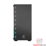 CASE GAMER / INFINYTEK PRO 3306 / ATX / 4 VENTILADORES ARGB / USB 3.0*1 + 2.0*2 / VIDRIO TEMPLADO / SIN FUENTE / NEGRO
