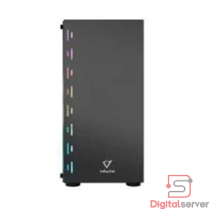 CASE GAMER / INFINYTEK PRO 3306 / ATX / 4 VENTILADORES ARGB / USB 3.0*1 + 2.0*2 / VIDRIO TEMPLADO / SIN FUENTE / NEGRO