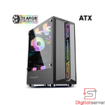 CASE ARMAGEDDON TRITON PRO 300 / 3 COOLER / NEGRO / ATX / MICRO-ATX / VIDRIO TEMPLADO