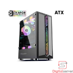 CASE ARMAGEDDON TRITON PRO 300 / 3 COOLER / NEGRO / ATX / MICRO-ATX / VIDRIO TEMPLADO