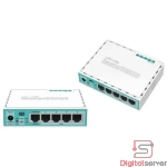ROUTER MIKROTIK HEX RB750GR3 / 5 PUERTOS GIGABIT / PROCESADOR DUAL-CORE /