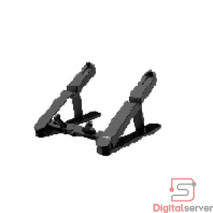 SOPORTE GENIUS M200 PARA LAPTOP HASTA DE 17" PULGADAS / 6 NIVELES AJUSTABLE / COLOR NEGRO