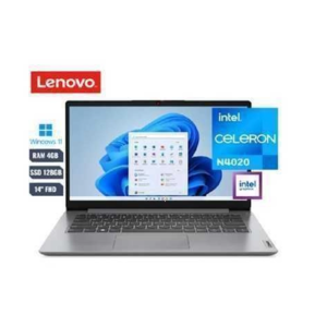 LAPTOP LENOVO IDEAPAD 1 14IGL7 / CELERON N4020 / 4GB RAM / 128GB EMMC / 14" PULGADAS FHD / WINDOWS 11 HOME / COLOR CLOUD GRAY
