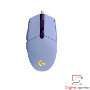 MOUSE GAMER LOGITECH G203 / LIGHTSYNC RGB / 8000 DPI / 6 BOTONES / SENSOR PRECISO / COLOR LILA /