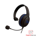 AUDIFONOS HYPERX PARA CHAT / PS4 / CONEXION JACK 3.5MM / NEGRO CON AZUL / PLAYSTATION / PS5 / PS4 / PC / LAPTOP / CALL CENTER
