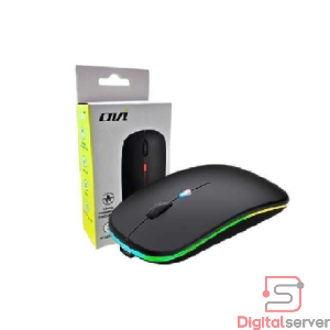 MOUSE OVI MO-296W / NEGRO RGB / USB / INALAMBRICO / 800-1200-1600 DPI / 2.4GHZ + BLUETOOTH