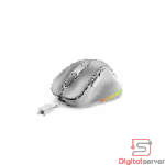 MOUSE GENIUS ERGO 9000S PRO MINI WIRELESS SILVER / RECARGABLE / DUAL BT+2.4GHZ / RGB / DPI 800–2400