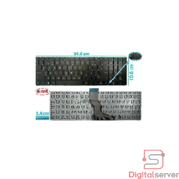 TECLADO PARA LAPTOP HP 15-AB121DX 15-BS 15-EF SIN FRAME COLOR NEGRO OEM SP
