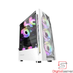 CASE ARMAGEDDON TRITON 3 DUAL / ATX / BLANCO / 3 VENTILADORES ARGB / VIDRIO TEMPLADO DOBLE CAMARA