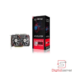 TARJETA DE VIDEO ARKTEK CYCLOPS / RX 580 / GDDR5 8GB / 2 VENTILADORES / 1 HDMI - 1 DP - 1 DVI