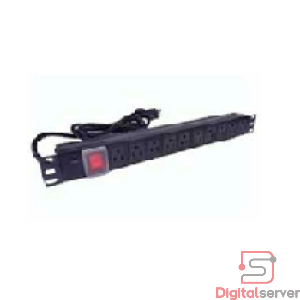 REGLETA MULTITOMA RACKEABLE FIXXNET 1U 10 SALIDAS 5-15R 15A 125V