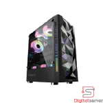 CASE ARMAGEDDON TRITON 3 DUAL / NEGRO / 3 VENTILADORES ARGB / ATX / VIDRIO TEMPLADO DOBLE CAMARA