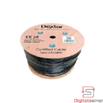 CABLE DE RED DEXTOR CATEGORIA 5 EXTERIOR / 70% COBRE / CABLE CERTIFICADO / DOBLE CAPUCHA / 305 METROS
