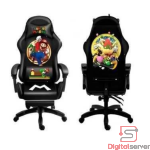 SILLA GAMER CON ALTAVOCES / NEGRA / MARIO BROS