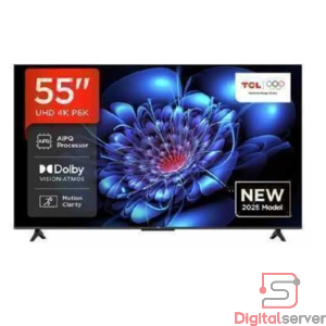 SMART TV TCL / 55" PULGADAS / GOOGLE TV / 4K UHD / LED / MODELO 55P6K / WIFI / BLUETOOTH