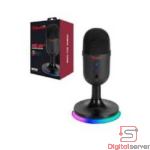 MICRÓFONO PARA PC / MARVO MIC-06 / USB / RGB / NEGRO / GRABACIÓN OMNIDIRECCIONAL / CONTROL DE VOLUMEN